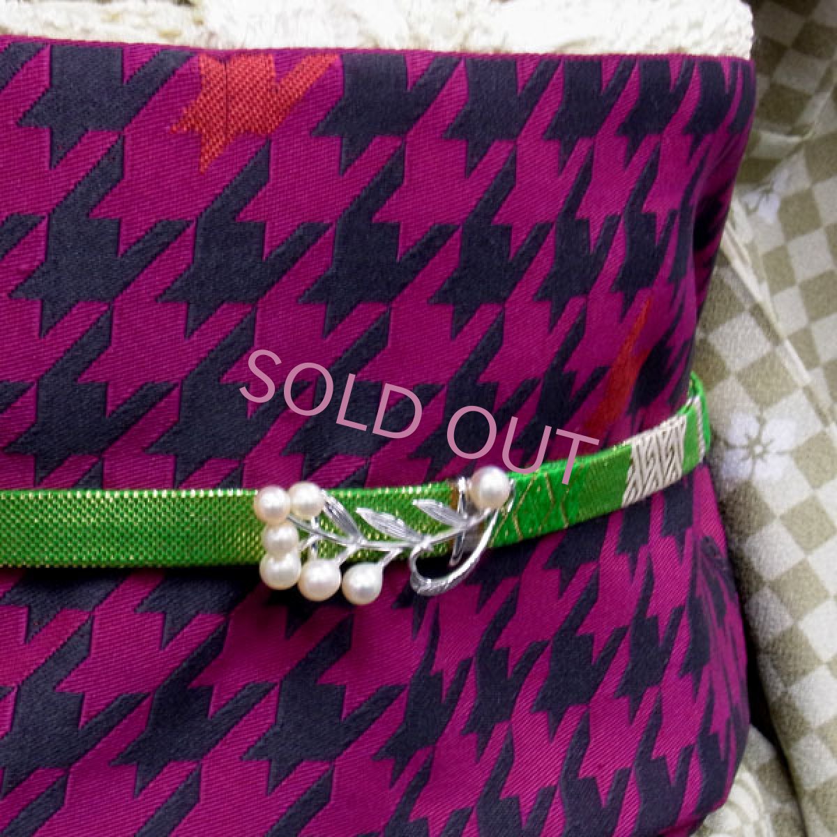 画像6: 帯留め　アコヤ本真珠　枝つき花 (6)