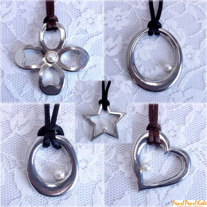 本真珠・アコヤ真珠・パールネックレス・シルバー・silver刻印・6.4mm