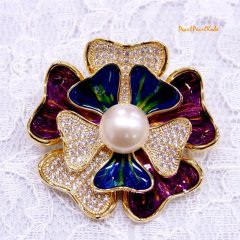 特別価格 淡水真珠 パールブローチ・ペンダント兼用  