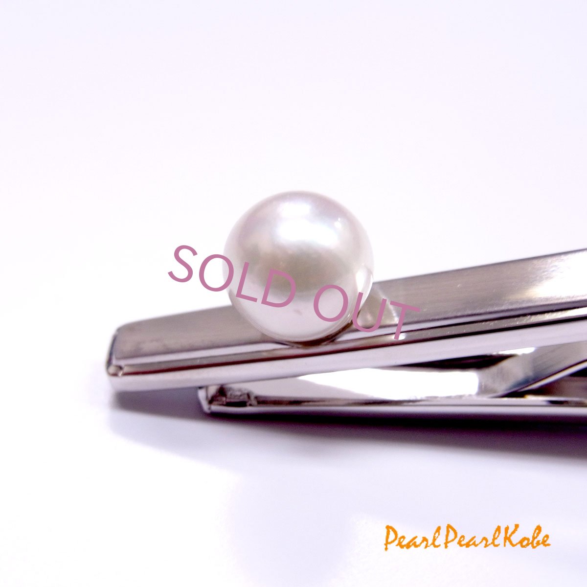 タイバー　アコヤ本真珠　シルバー製