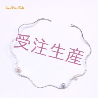 アコヤ真珠 バロック ナチュラルカラー グレー