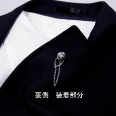 画像7: パールタイタック　本真珠　定番　シルバー製　フォーマル　ギフト　男性向け　 (7)