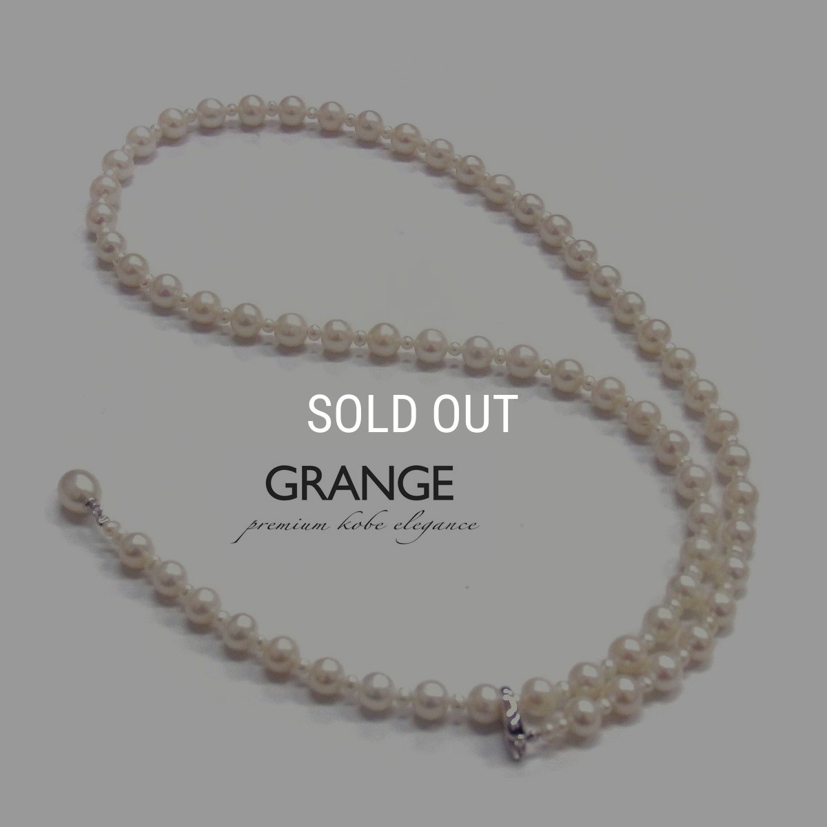 スープル　ワイラインパールネックレス