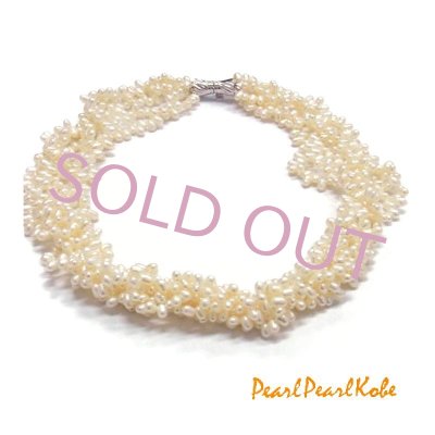 パール５連ネックレス　
