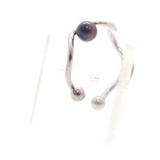 パールイヤーカフ　アコヤ真珠　4.5-5ｍｍ　シルバー製