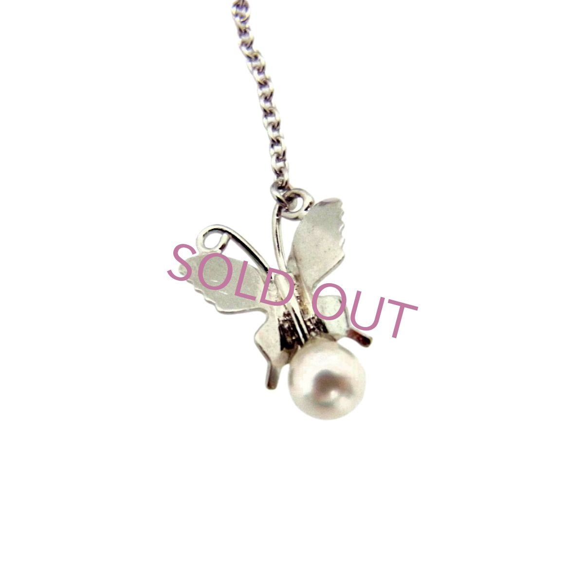 イヤーカフ　アコヤ真珠　ホワイト　4-4.5mm