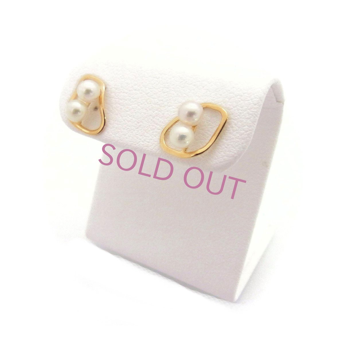 ベビーパール K18YGピアス