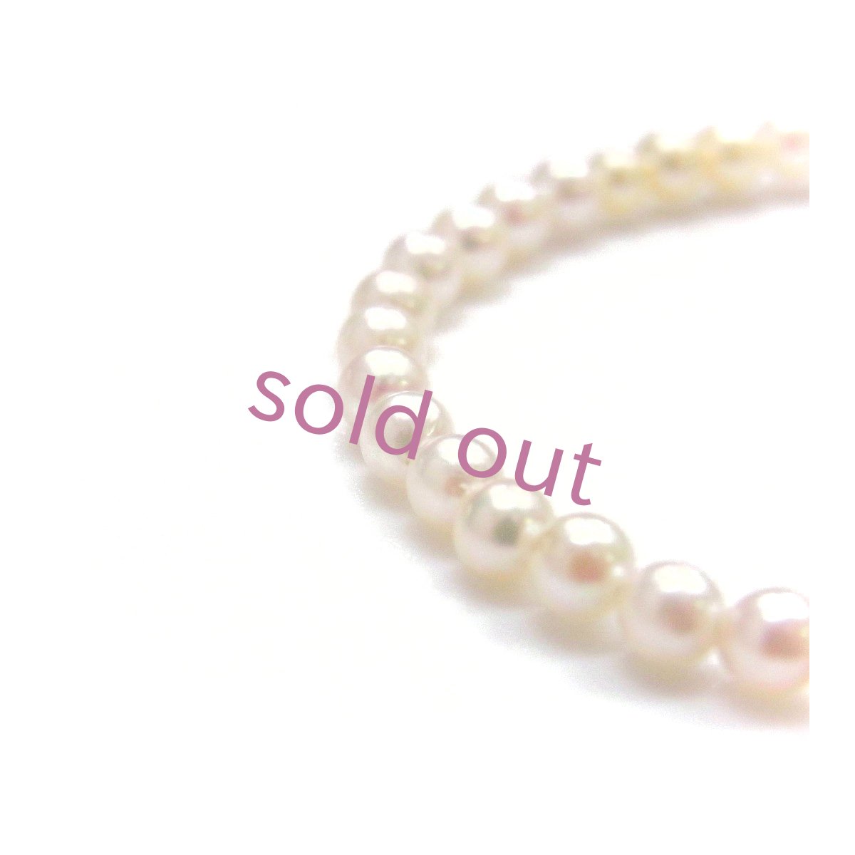 ベビーパールネックレス 3-3.5mm アコヤ真珠