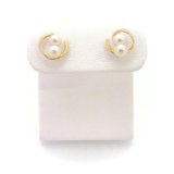 アコヤ真珠 パールピアス 8mm ホワイト ラウンド ダイヤモンド アコヤ真珠 パールピアス 8mm ホワイト ラウンド ダイヤモンド