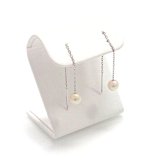 ♥ハートモチーフ あこやパール 　ロングピアス　K14WG 楽天市場】アコヤ真珠 ロングチェーンパールピアス 4-4.5mm 4.5