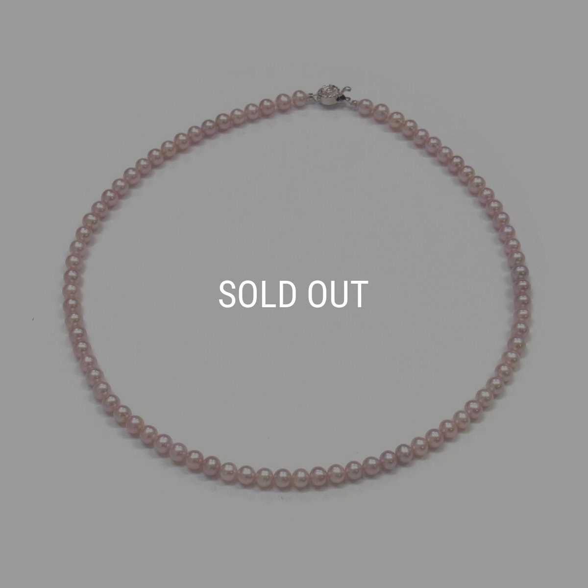 パールロングネックレス　スタンダード　淡水真珠　ピンク　6-6.5mm　 オフラウンド　
