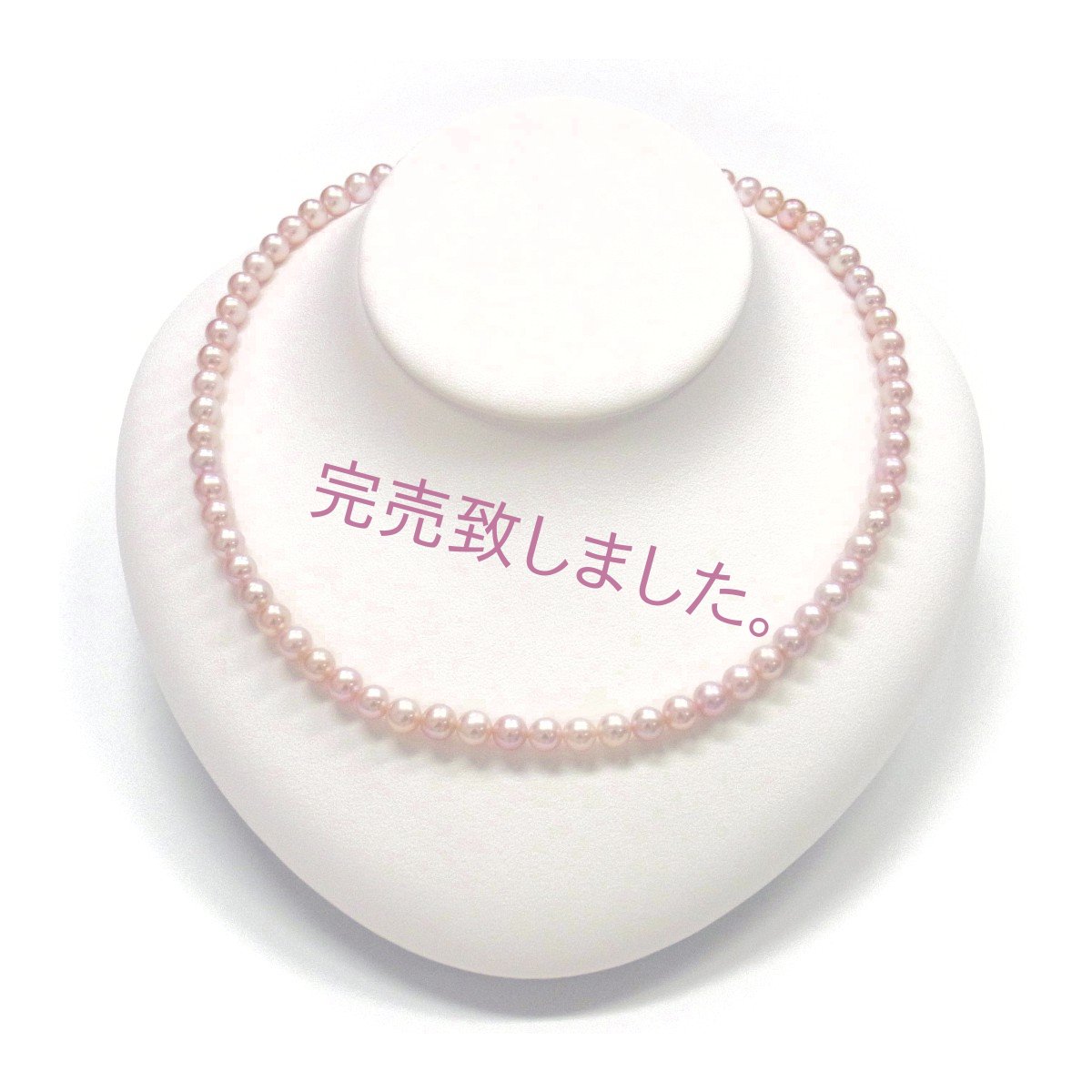 パールネックレス  淡水真珠  6-6.5mm