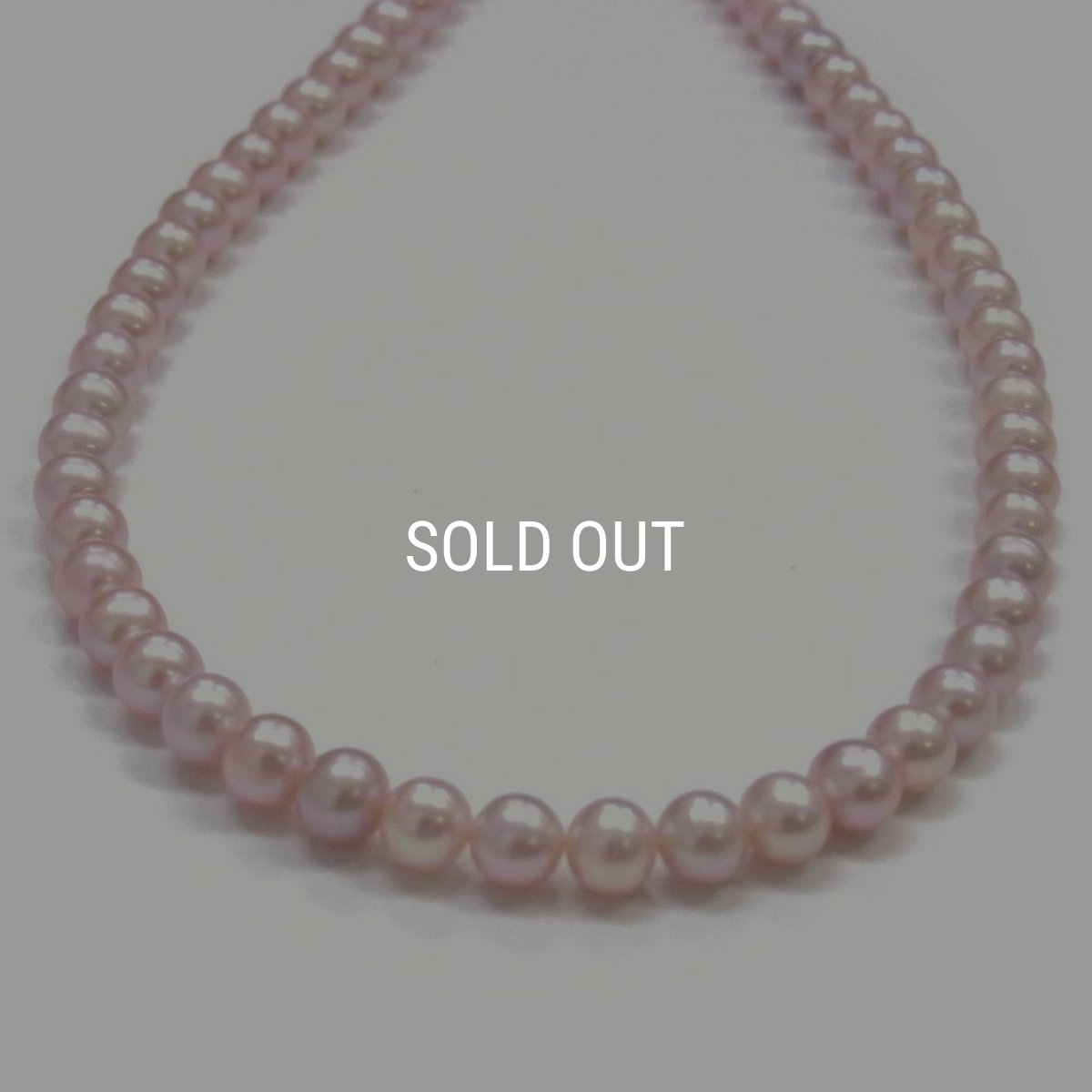 パールロングネックレス　スタンダード　淡水真珠　ピンク　6-6.5mm　 オフラウンド　