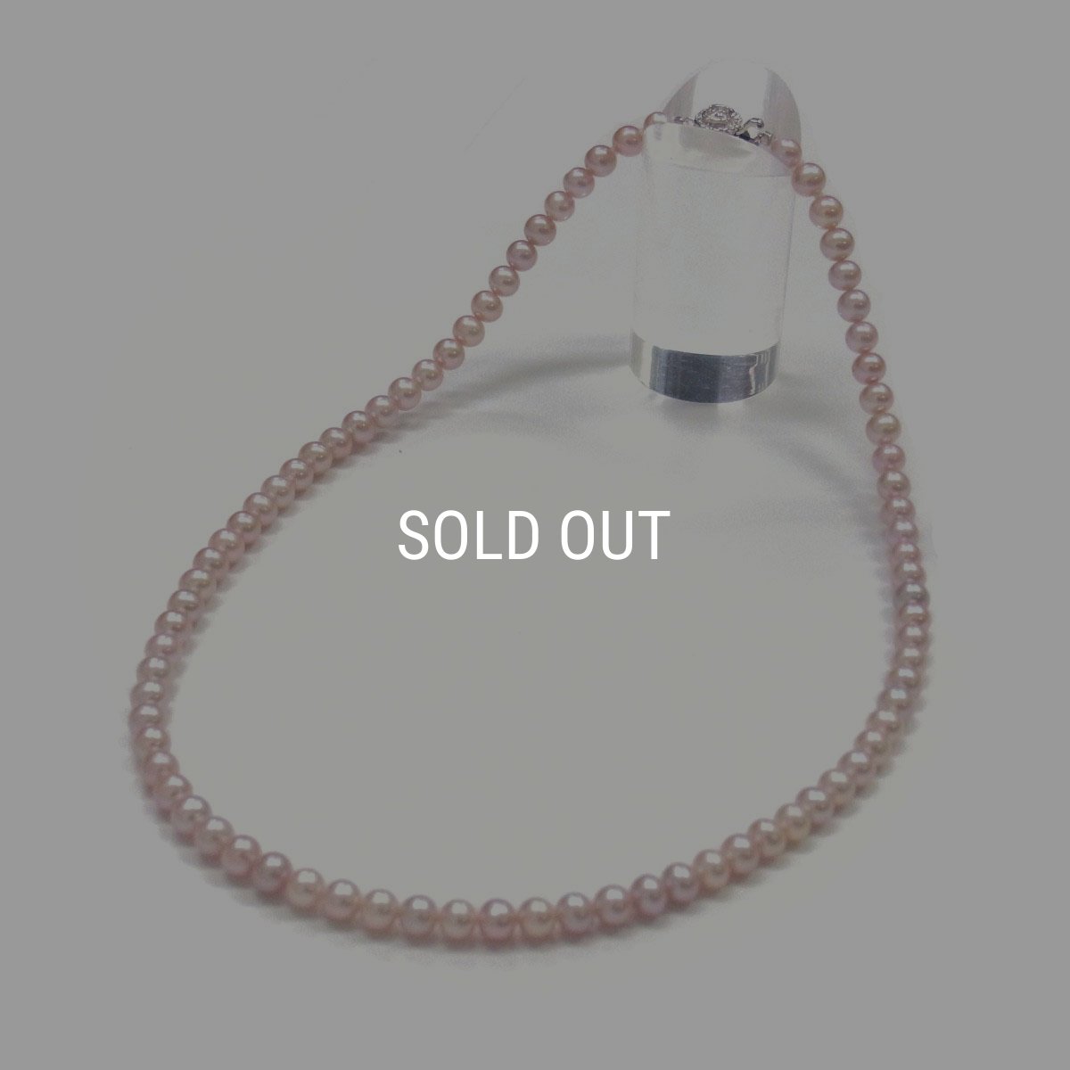 パールロングネックレス　スタンダード　淡水真珠　ピンク　6-6.5mm　 オフラウンド　