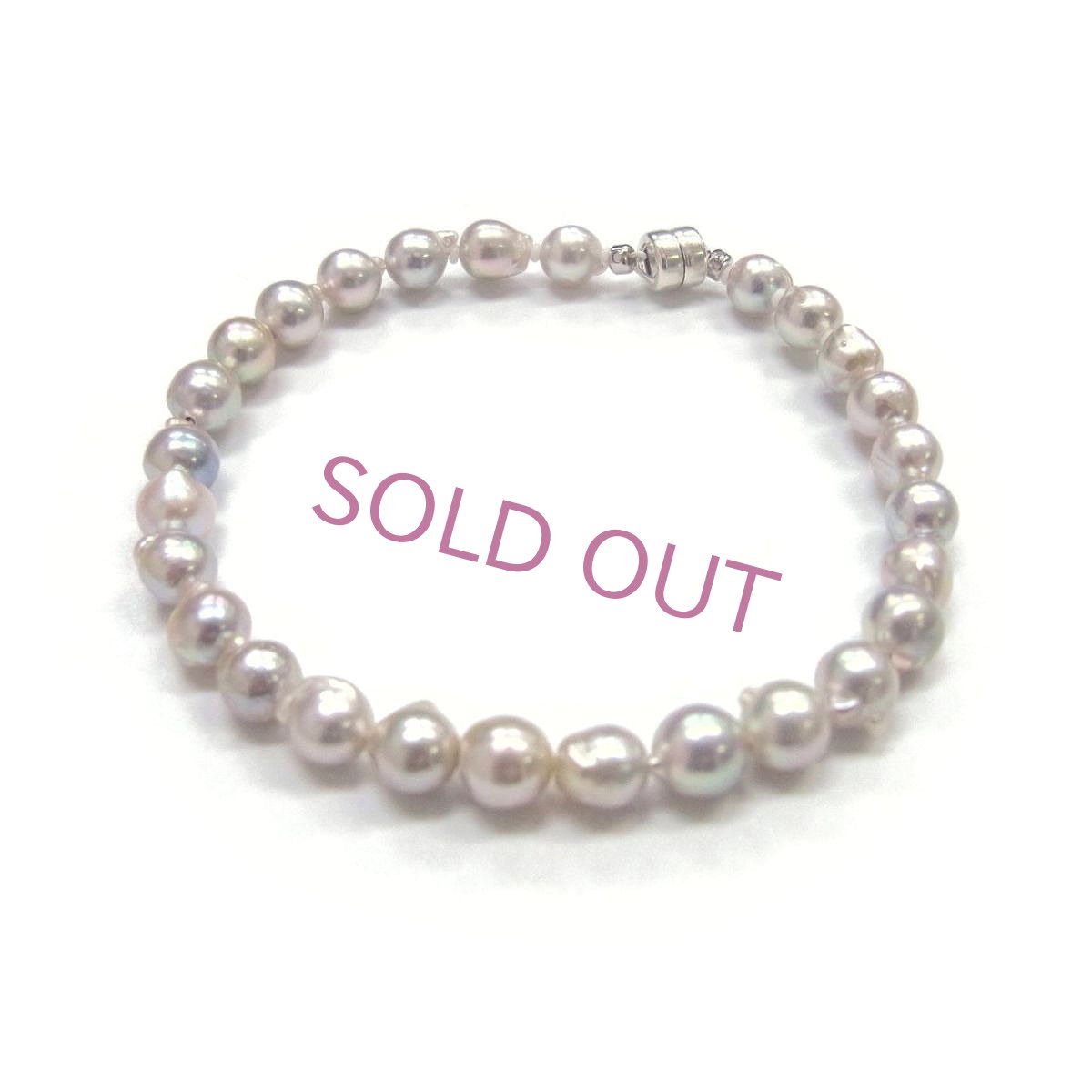 アコヤ真珠 バロック ナチュラルカラーグレー 5.5-6mm 現品のみ