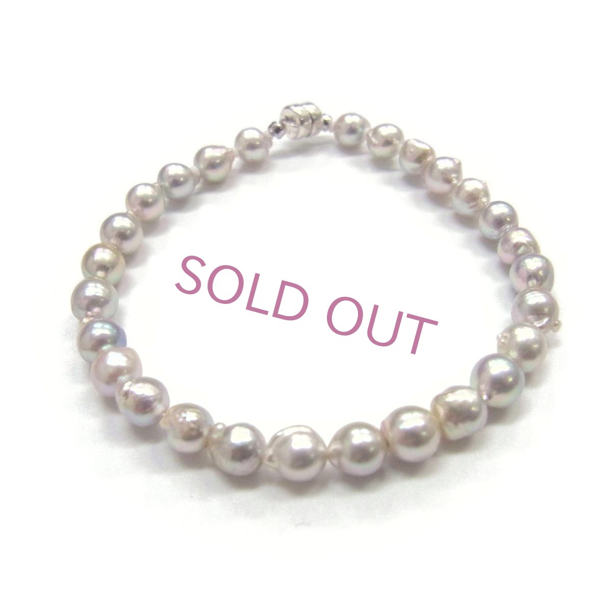 アコヤ真珠 バロック ナチュラルカラーグレー 5.5-6mm 現品のみ