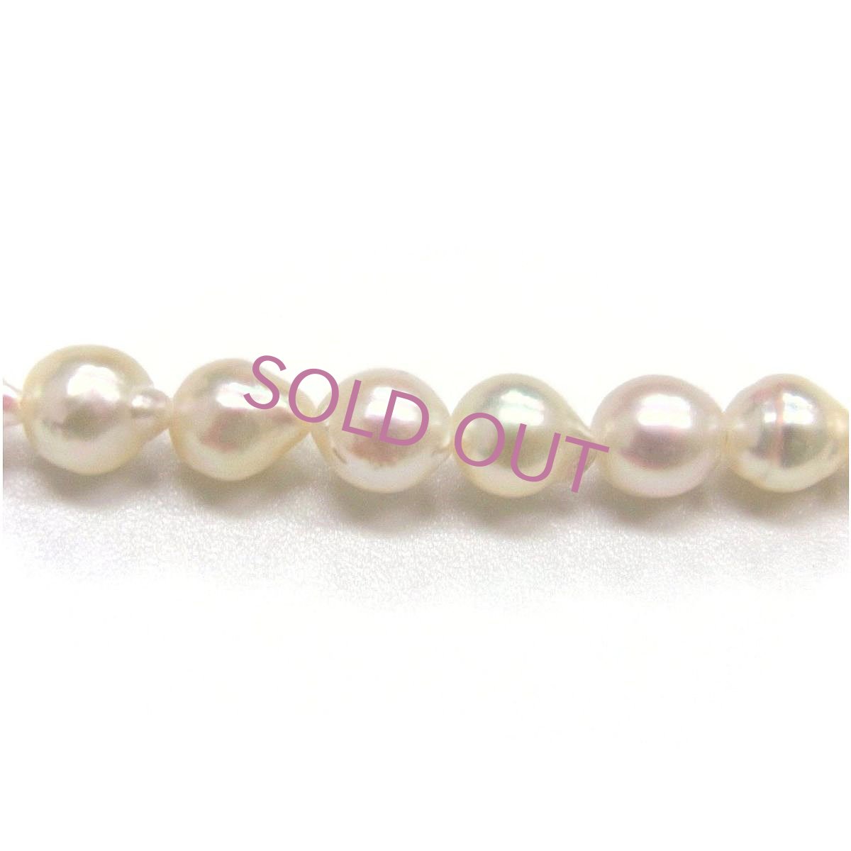 アコヤ真珠 パールマンテルネックレス 4-4.5mm