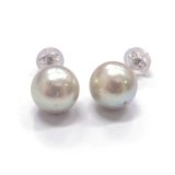 上品なスタイル アコヤ真珠 8.5-9mm イヤリング パールピアス アクセサリー