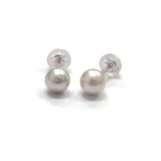 アコヤ真珠 直結ピアス イヤリング 5.5-6mm ベビーパール
