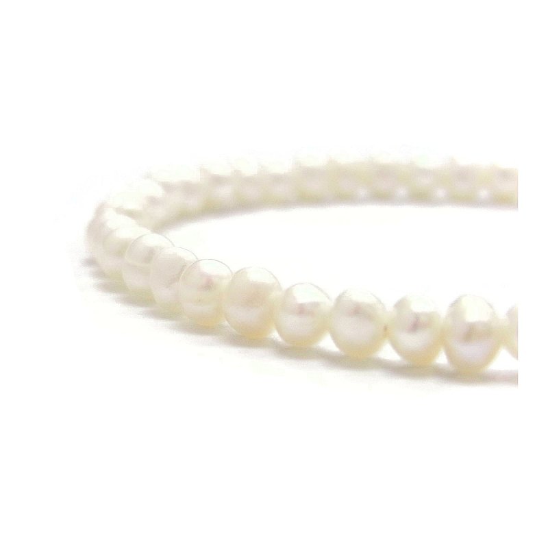 ベビーパールネックレス ホワイト 2.5mm-3mm 淡水真珠 オフラウンド 