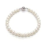 真珠ラウンドパールブレスレット 楽天市場】Pearl/PEARL/あこや本真珠/パール/8mm/ブレスレット