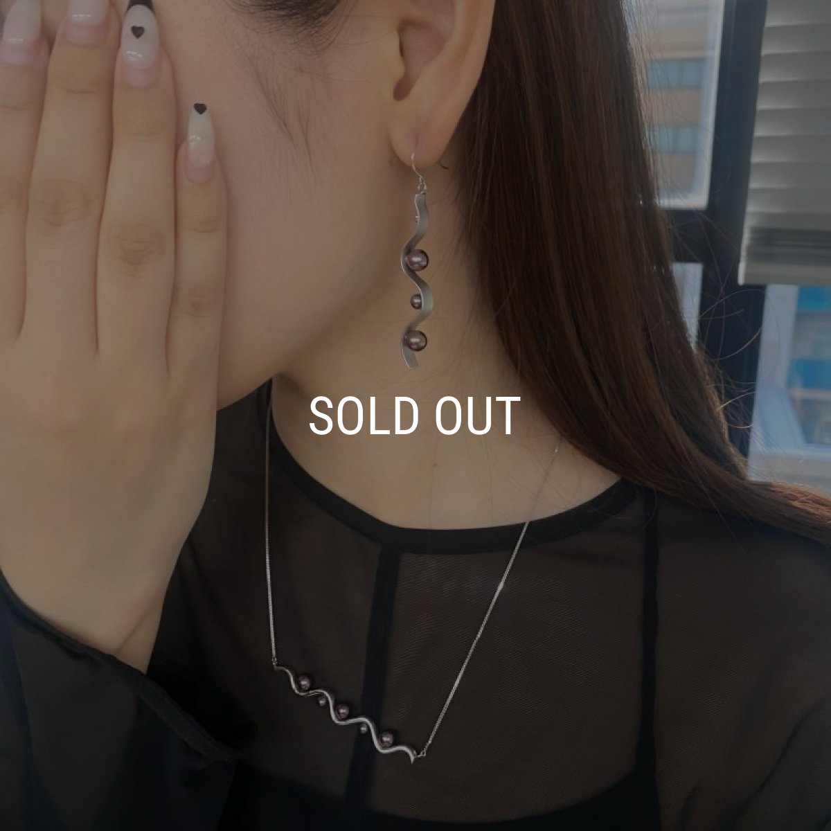 画像6: アコヤ黒真珠 ブラックパールネックレス クーレペルル 4-6mm SV925製 スライド式アジャスター (6)