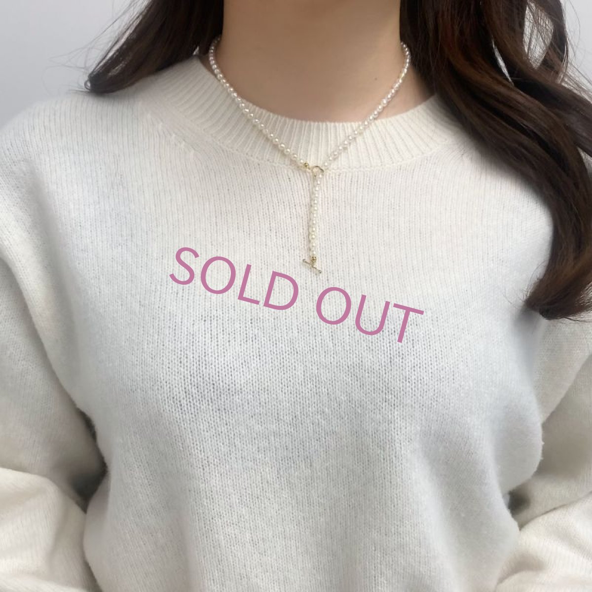 画像7: アコヤ真珠 3way ベビーパールマンテルネックレス 4-4.5mm ホワイト セミラウンド K10YG マンテル 45cm (7)