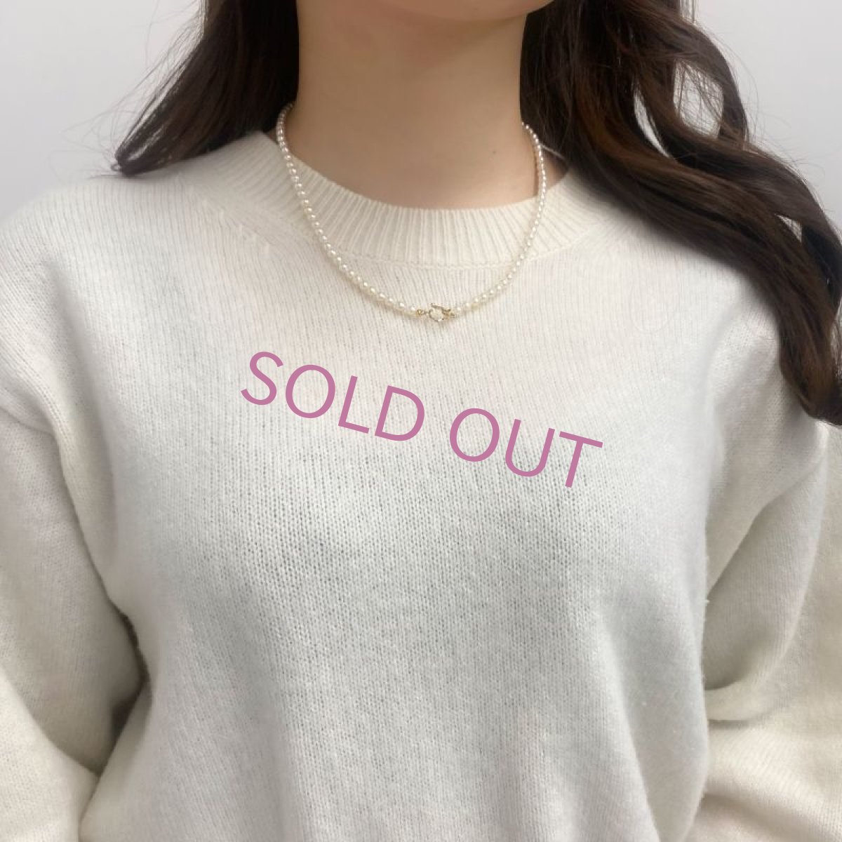 画像6: アコヤ真珠 3way ベビーパールマンテルネックレス 4-4.5mm ホワイト セミラウンド K10YG マンテル 45cm (6)