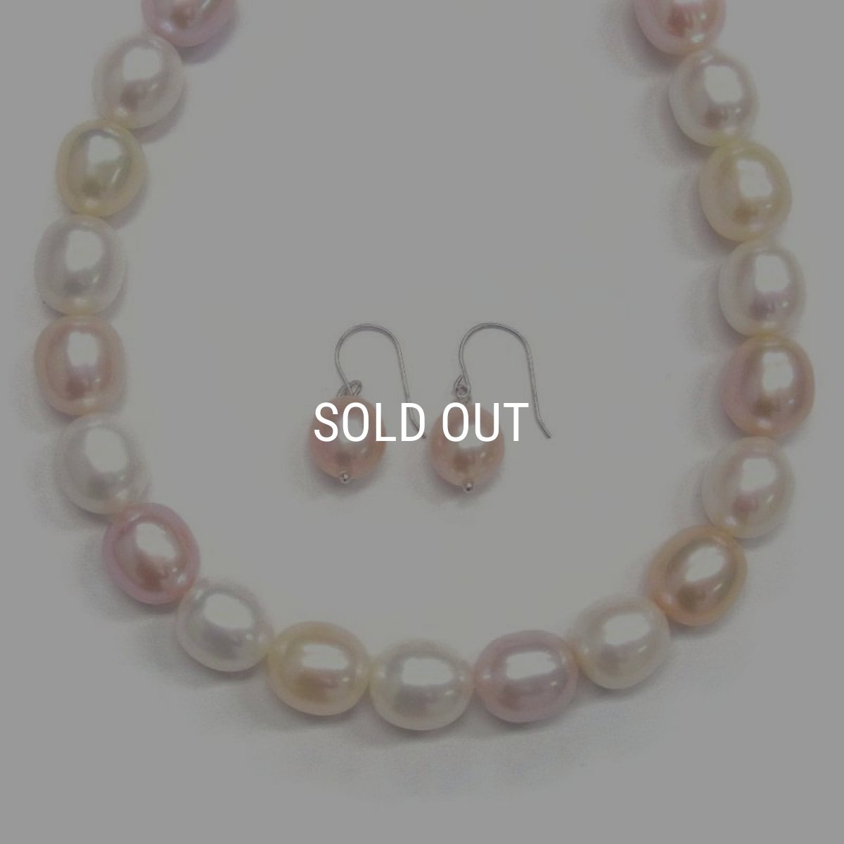 淡水真珠 パステルパールネックレスセット ピアス マルチカラー オーバル型 10-11mm 8-9mm SV925 K14WG