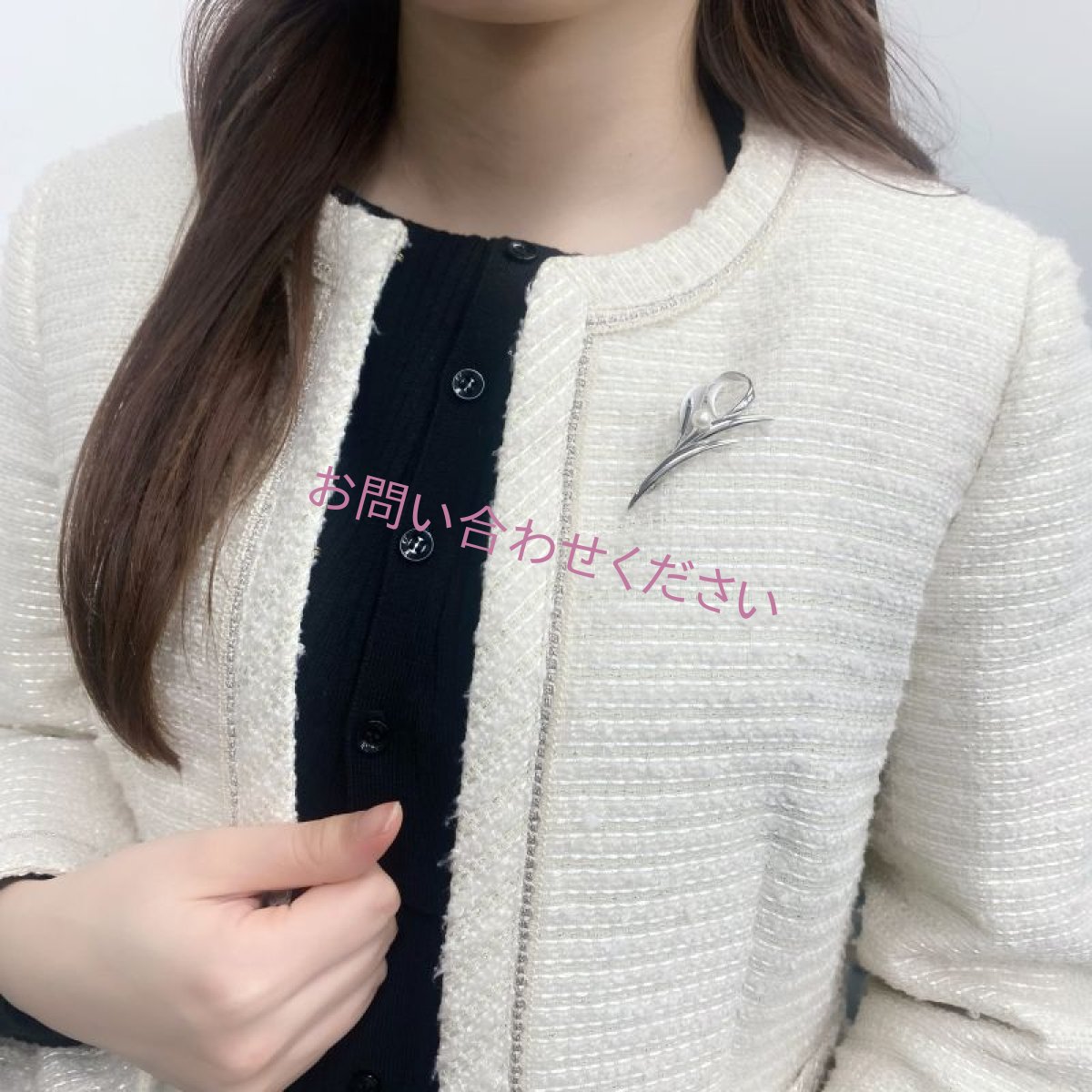 画像5: アコヤ真珠 パールブローチ 6-6.5mm ホワイト ラウンド シルバー製 SV925 (5)