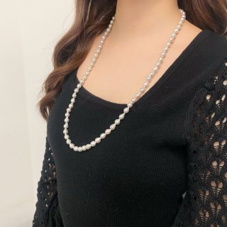 アコヤ真珠 バロック ナチュラルカラー グレー