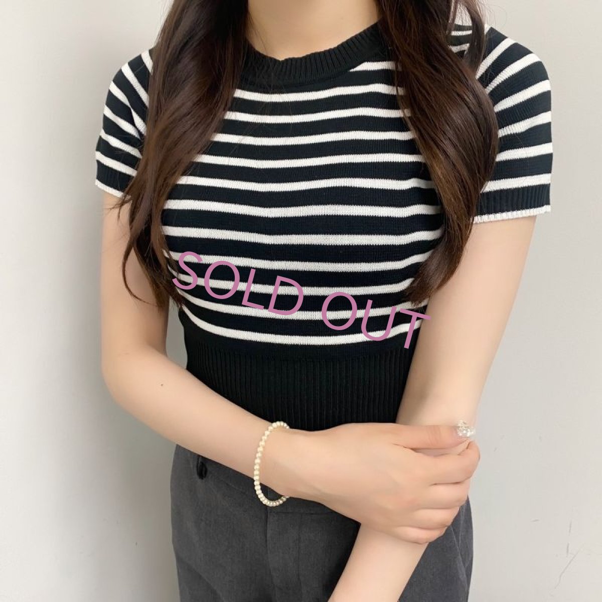 再入荷 アコヤ真珠  ベビーパールブレスレット 4-4.5ｍｍ セミラウンド クリーム 茶金 14KGFマグネットクラスプ