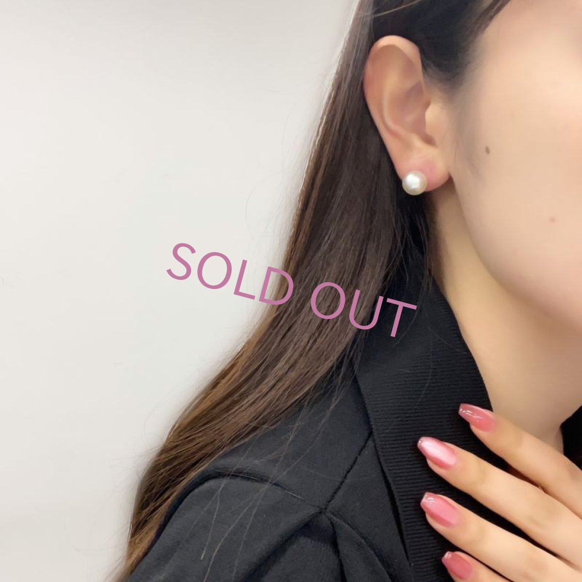 画像8: 再入荷 白蝶真珠 ホワイトパールピアス 9.75-10mm ラウンド K18YG K14WG 直結ピアス スタッドピアス 選べる素材 定番  (8)