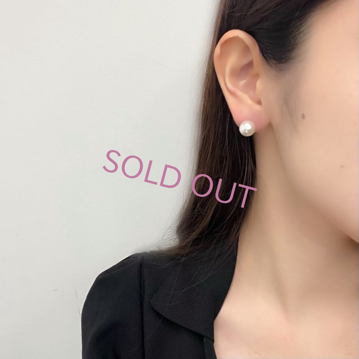 画像7: 再入荷 白蝶真珠 ホワイトパールピアス 9.75-10mm ラウンド K18YG K14WG 直結ピアス スタッドピアス 選べる素材 定番  (7)