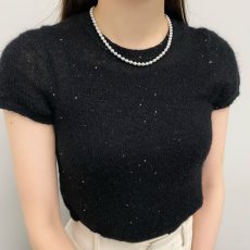 アコヤ真珠 ベビーパールネックレスセット ピアス イヤリング  5-5.5ｍｍ ナチュラルグレー 無調色 バロック