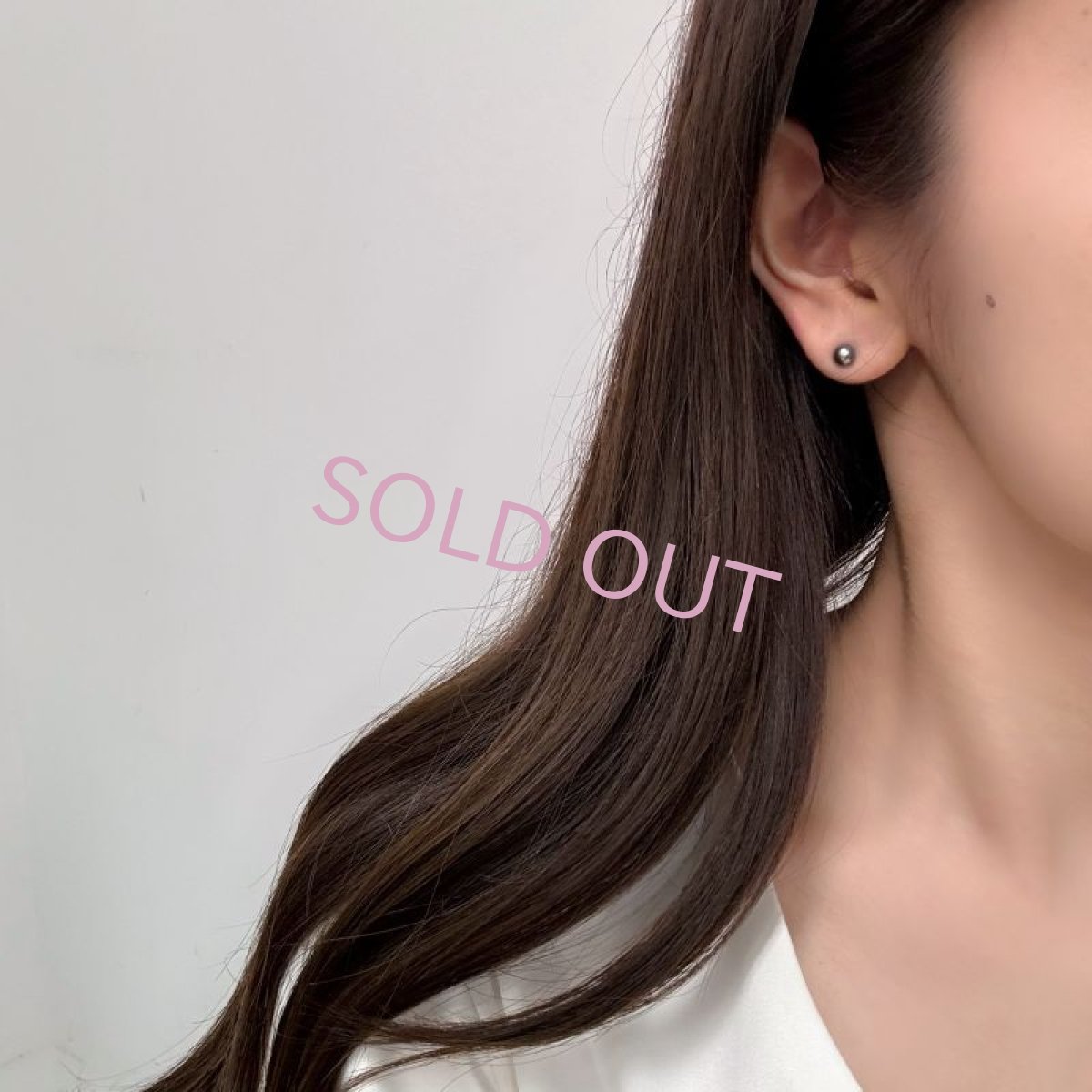 画像4: アコヤ黒真珠 ベビーパールピアス イヤリング 4.5-5mm ブラック ラウンド K14WG K18YG SV ユニセックス (4)