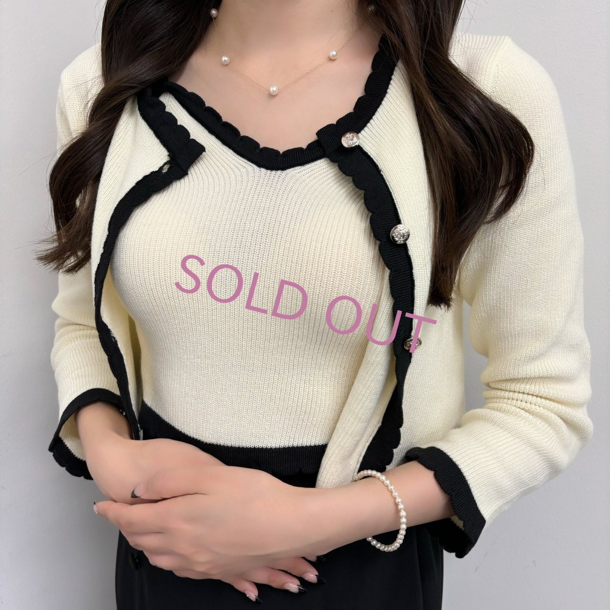 画像5: アコヤ真珠 ベビーパールブレスレット ホワイト 4-4.5mm ラウンド〜セミラウンド シルバー製 約17cm 1点物  (5)