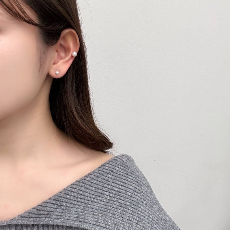 あこや本真珠 ピアス イヤリング 4.5-5mm ベビーパール ホワイト 18