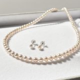 アコヤ真珠 ベビーパールネックレス 3.5-4mm ホワイト セミ