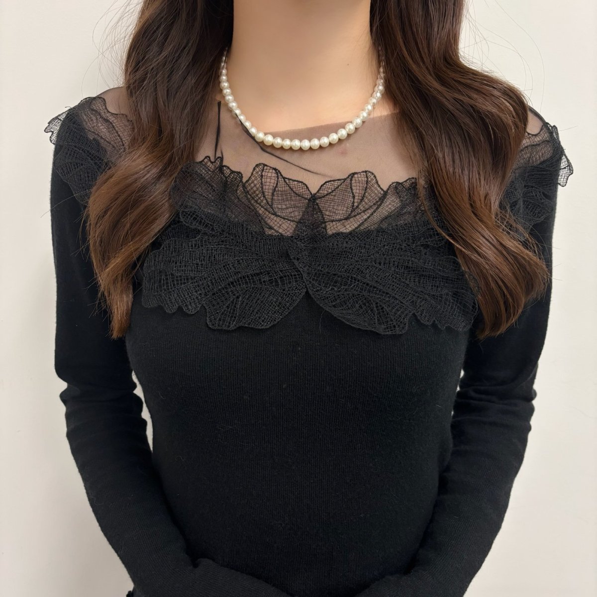 画像6: 淡水真珠 パールネックレス 6.5-7mm ホワイト オフラウンド ブラス製 マグネットクラスプ (6)