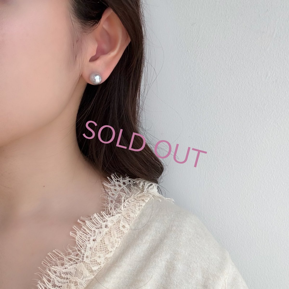 画像6: アコヤ真珠 バロックパールイヤリング ピアス 9-10mm ナチュラルカラー 無調色 (6)