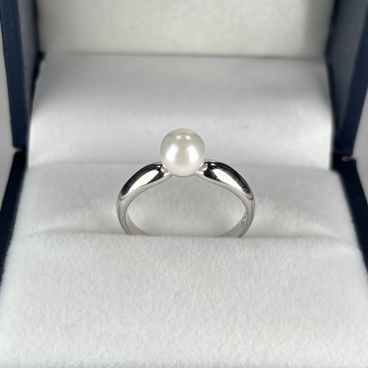 画像3: アコヤ真珠 パールリング 6-6.5mm ホワイト ラウンド SV製 9号 11号 12.5号 13号 15号 15.5号 (3)