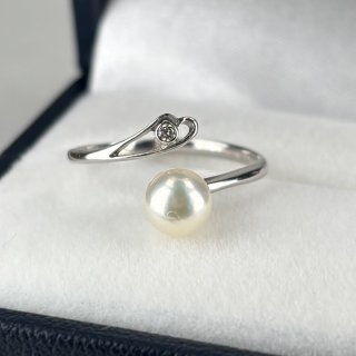 リング ダイヤ K10 YG イエローゴールド エレガント キュート 繊細