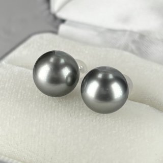 【最終価格】黒蝶真珠　11ミリ　K14WGピアス 最終価格】黒蝶真珠 11ミリ K14WGピアス 楽天市場】《Tahitian+