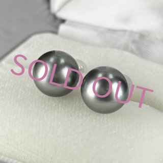 タヒチ南洋真珠✨パール　黒蝶真珠　３点セット 本真珠南洋黒蝶真珠タヒチパール ピーコック虹色 ネックレスs925