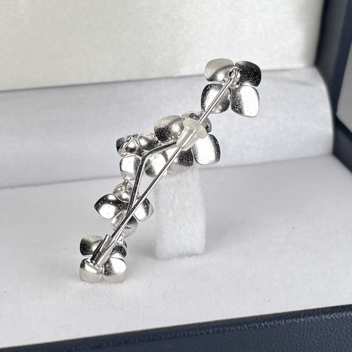 画像4: アコヤ真珠 パールブローチ 5-5.5mm 5.5-6mm ホワイト ラウンド シルバー製 SV925 (4)