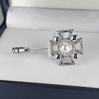 本真珠ブローチ 楽天市場】【10/3 価格改定】あこや真珠 ブローチ 7.5-8.0mm