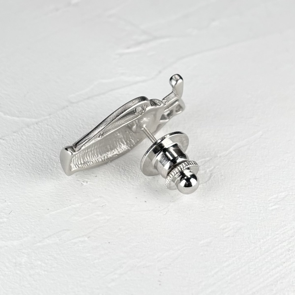 画像3: アコヤ本真珠 ピンブローチ  ゴルフバッグモチーフ 4.5-5mm ホワイト ラウンド ブラス (3)