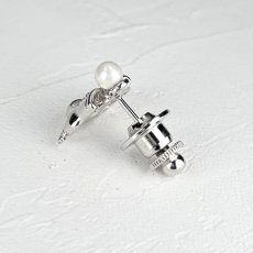 画像3: アコヤ本真珠 パールピンブローチ スケート靴 真珠 4.5-5mm  (3)