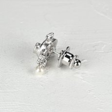 画像4: アコヤ本真珠　豚モチーフ　パールブピンローチ　豚に真珠　ゴールドカラー　シルバーカラー (4)